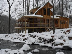 Log Cabin on the River