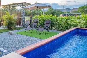 Cabaña FamiliarLa jagua HuilaPiscina y BBQ