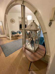 Blue vatican house Rome