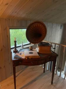 Moderne hytte ved sjøen med badstue