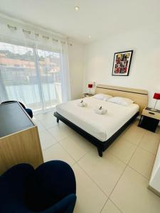 Appartements T3 Mare e Festa vue mer - piscine - acces plage : photos des chambres
