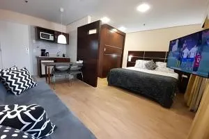 Flat Hotel Rua Americo Brasiliense 2163 Uh1208 - تابواو دا سيرا