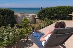 Vue exceptionnelle en front de mer, 8 personnes - Ver-sur-Mer