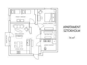 Sanhaus Apartments - SZTOKHOLM - apartament z balkonem