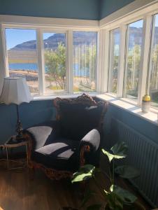 Sea, fjord & mountain view house