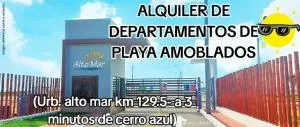 Departamento de playa amoblado - Imperial