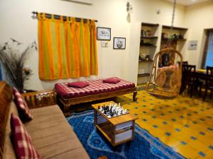 A Chettinad 3bhk AC Villa in Coimbatore on the way to Adiyogi and nearer to Maruthamalai