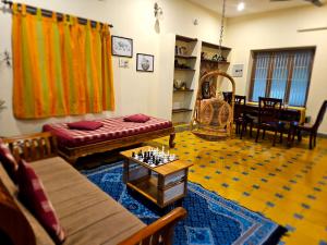 A Chettinad 3bhk AC Villa in Coimbatore on the way to Adiyogi and nearer to Maruthamalai