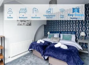 NEW Four Bedroom House By Keysleeps Short Lets Workington Contractor Leisure Beach Location Lake District - Siddick
