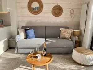 Le Nid Douillet, studio avec terrasse et parking à 400m des plages - Kerderff