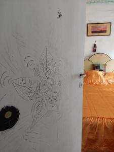 Habitación con cama matrimonial en hermoso Chalet golf