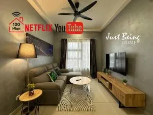 Just Being Home 5pax 3BR/2BA 2Queen/1Single - Kampong Tanah Liat