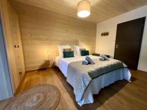 Maisons de vacances CHALET LES 2 MARMOTTES 4 etoiles Bain nordique, Petanque : photos des chambres