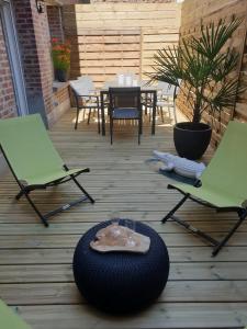 Appartements GL18 gite Baie de Somme 100m de la plage : photos des chambres