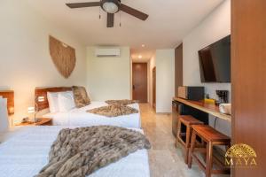 NHOA 211C Lux 1BR Condo Pool View in Aldea Zama