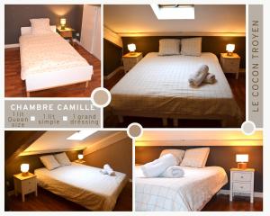 Le Cocon Troyen - Appartement 3 chambres avec 2 parkings, idéal familles et pros