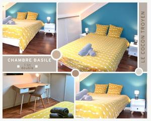 Le Cocon Troyen - Appartement 3 chambres avec 2 parkings, idéal familles et pros