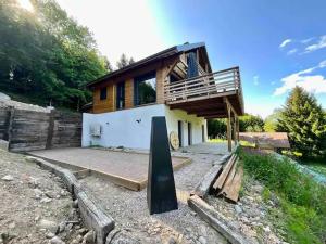 Maisons de vacances CHALET LES 2 MARMOTTES 4 etoiles Bain nordique, Petanque : photos des chambres
