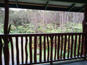 Family Room with Balcony room in Aloha Crater Lodge and Lava Tube Tours