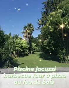 Charmant gîte 10 pers avec piscine, jacuzzi jardin - Cagnotte