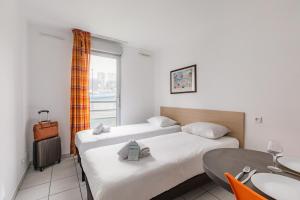 Appart'hotels Appart'City Classic Lyon Vaise St Cyr : Studio Lits Jumeaux