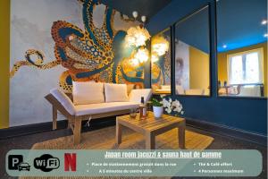Appartements JapanRoom Jacuzzi&Sauna Haut de gamme parking free : photos des chambres