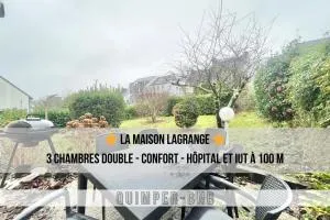 MAISON LAGRANGE - 4 chambres Quartier IUT Hôpital - 坎佩尔
