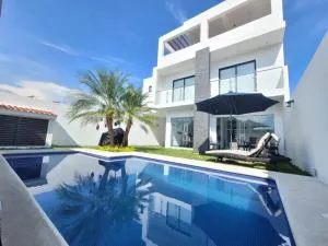 Casa Lúa Tequesquitengo. Alberca, jacuzzi y roof - Tlatenchu