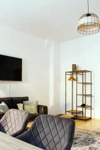 NUWILU ONE - Apartment mit Balkon im Herzen Erfurts - Magenta TV- Netflix - Disney