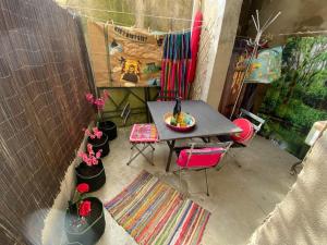 Invitation au voyage, patio privé