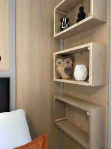 Chalets Cottage La Petite Bauloise - Piscine sous dome - Parking : photos des chambres