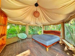 Beachfront luxury glamping
