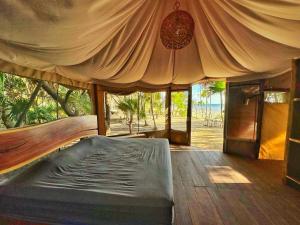 Beachfront luxury glamping