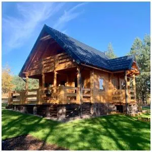 Mazurska bania u Pana Szeptuna - drewniany dom na skraju lasu - Boleszyn