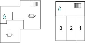 Ferienhaus mit 3 Schlafzimmern