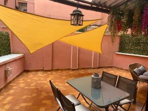 Blue vatican house Rome