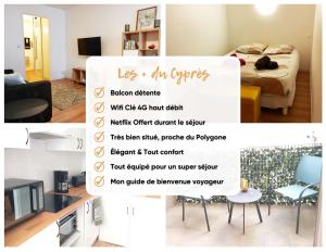 Le Cyprès - Appartement idéal pour vos vacances ou vos déplacements professionnels à Béziers