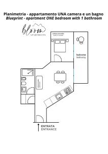Apartment mit 1 Schlafzimmer