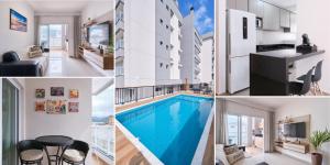 2 QUARTOS com Churrasqueira na Varanda, Piscina, Garagem interna, WiFi 500mbps, Ar Condicionado e Telas de Proteção