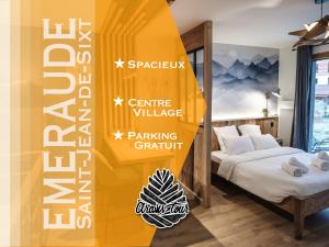 Appartements Residence Emeraude - Centre Village - AravisTour : Studio Lit Queen-Size 