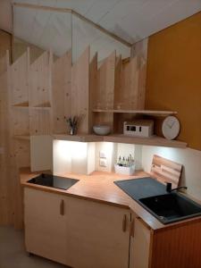 Studio ambiance verdoyante et vue sur la vallée