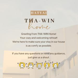 Tha-win Home-City Charm Adventure with stylish Hat Yai retreat
