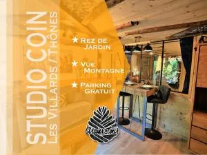 Studio du Coin - Vue montagne, au calme, Terrasse - AravisTour - Les Villards-sur-Thônes