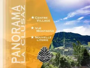 Studio Panorama - Vue montagne et village, Centre la Clusaz - AravisTour - La Clusaz