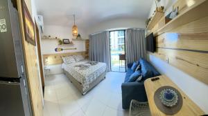Resort em Porto de Galinhas- Flat Térreo Frente Piscinas- Muro Alto-B18