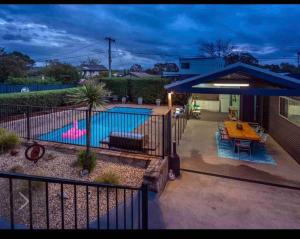 Resort style home pool spa sauna