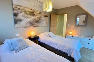 Maisons de vacances Cosy cottage for 4 people with access to the dunes : photos des chambres