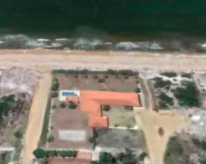 Mansão cinematográfica pé na areia