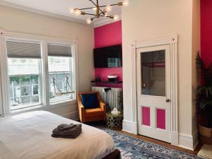 Pet-Friendly Space #3 at Doggy Digs, King Bed and Office