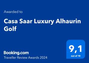 Casa Saar Luxury Alhaurin Golf